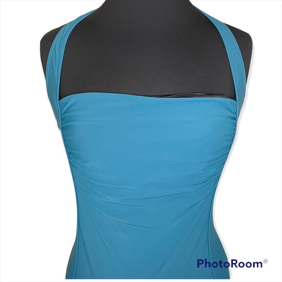 Calvin Klein Halter Swimsuit - Picture 3 of 14